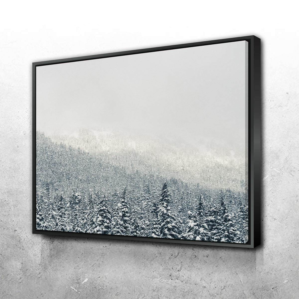 Exquisite Snowy Mountains Wall Art by Mike Cotton