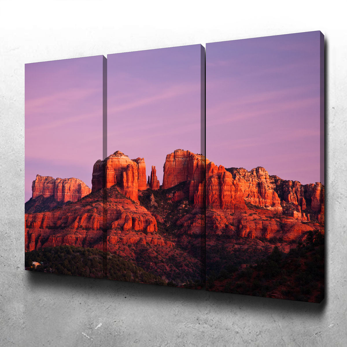 Stunning Cathedral Rock Wall Art for Your Home Decor