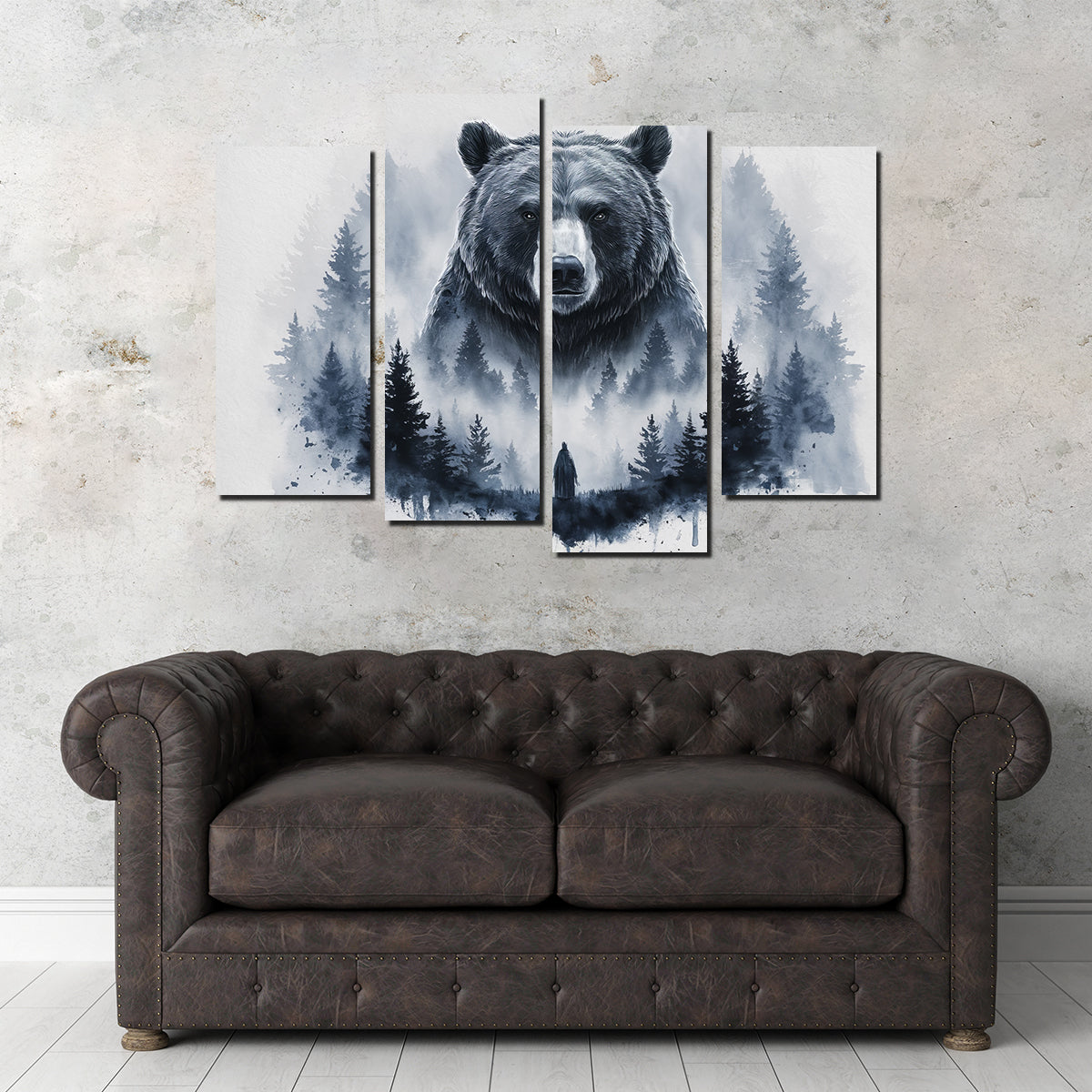 Exquisite Bear Forest Wall Art for Stunning Home Decor