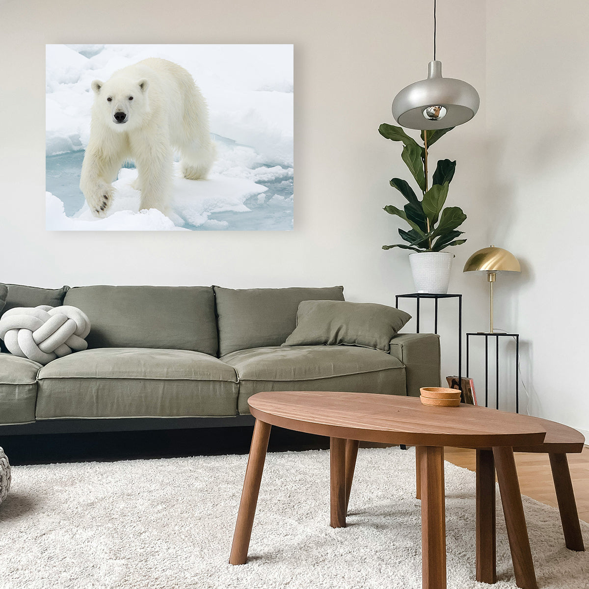 Exquisite Polar Bear Wall Art for Stunning Home Decor