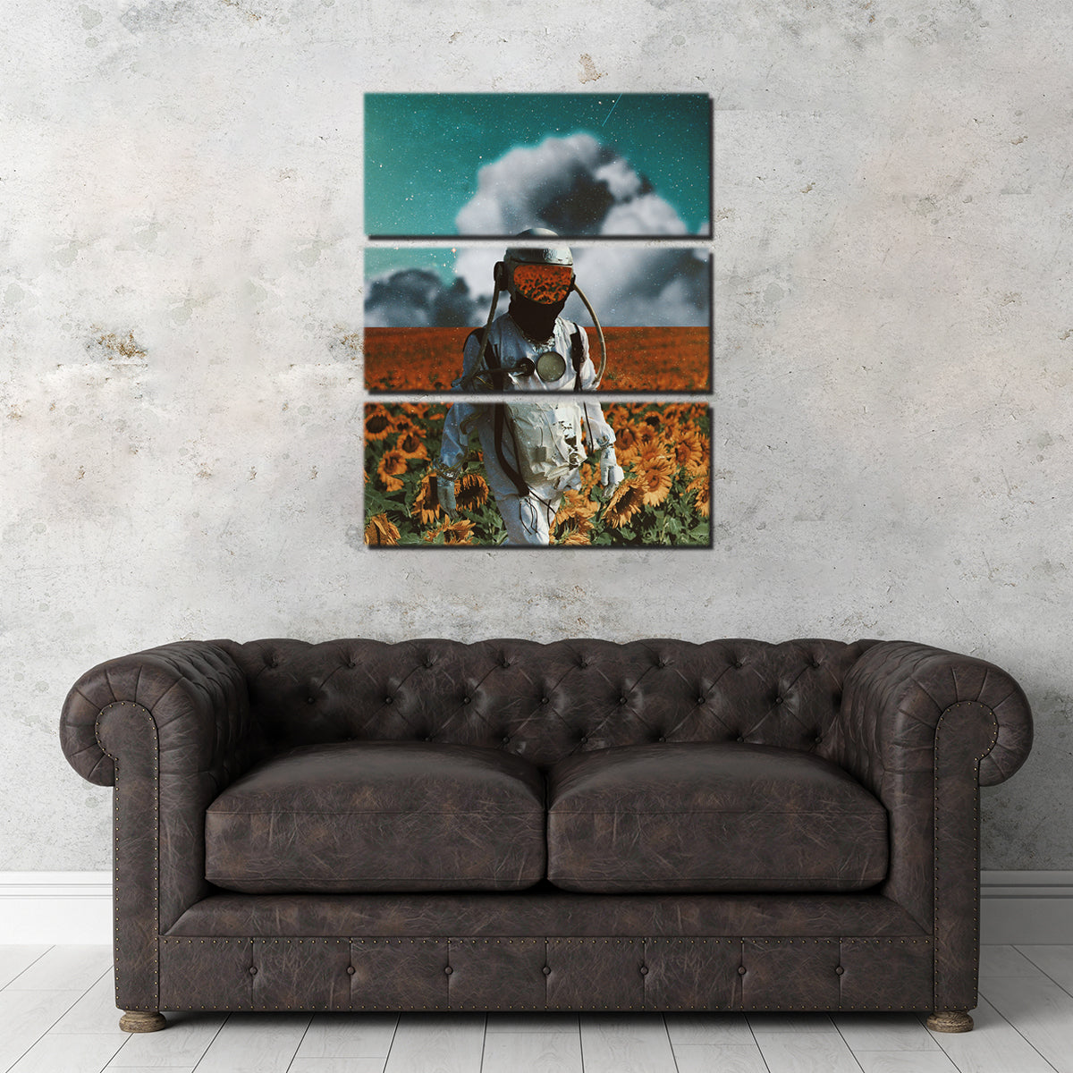 Stunning Astro Sun Flower Wall Art by RAPart