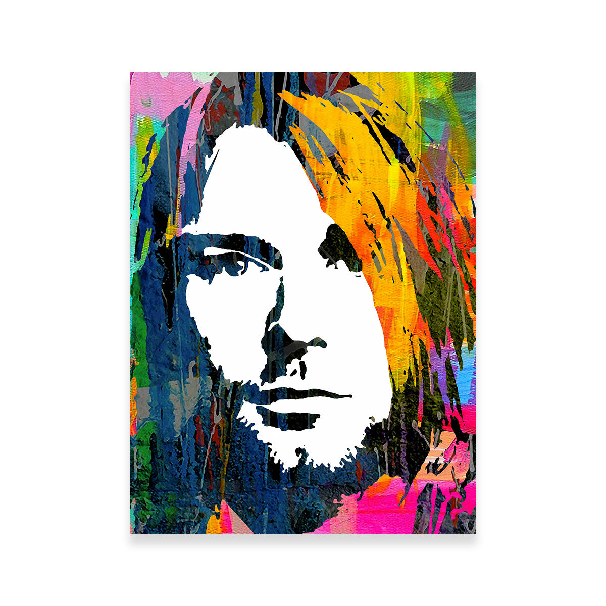 Nirvana Cobain Stunning Wall Art by Stephen Chambers