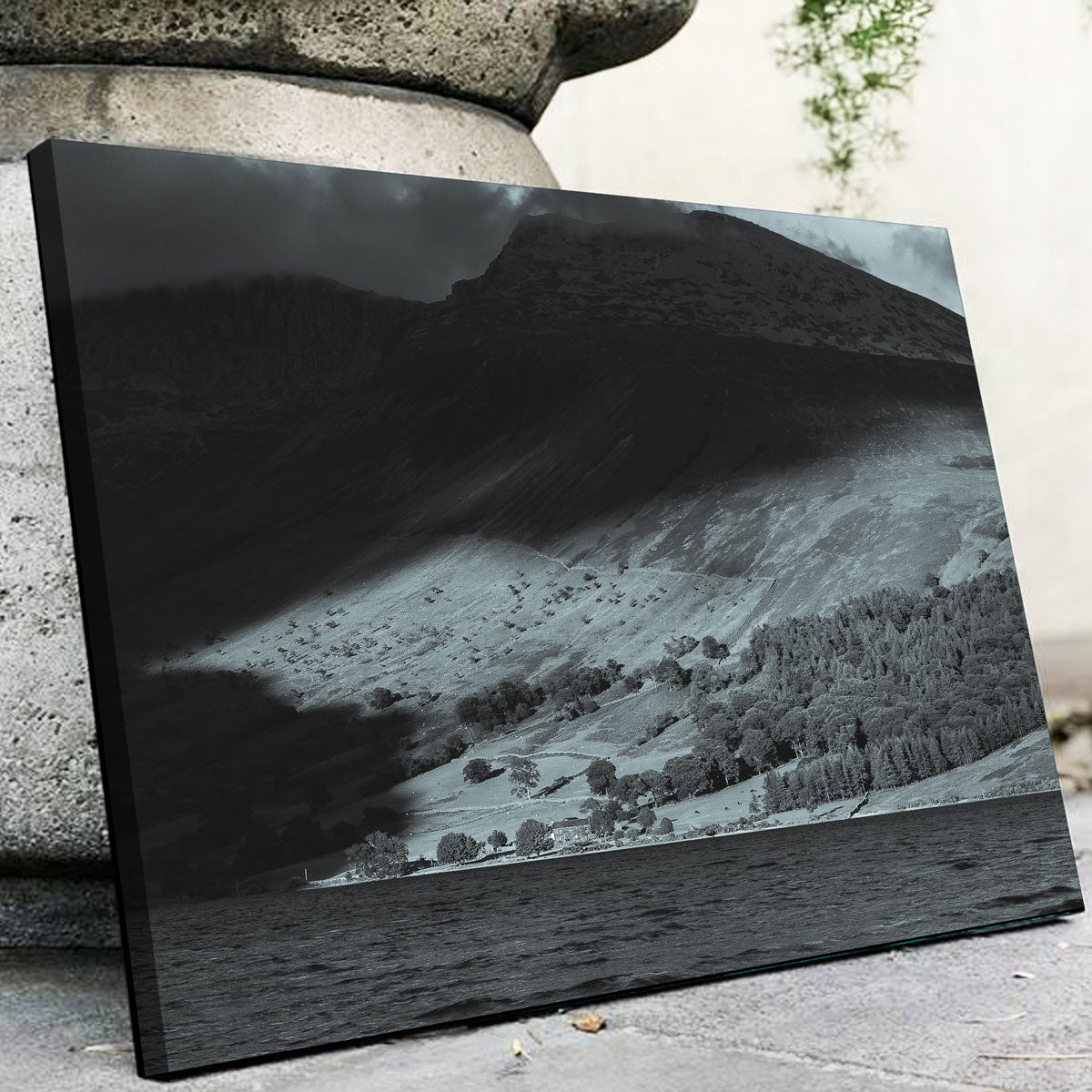 Exquisite Shadow on the Mountain Wall Art by Mike Cotton