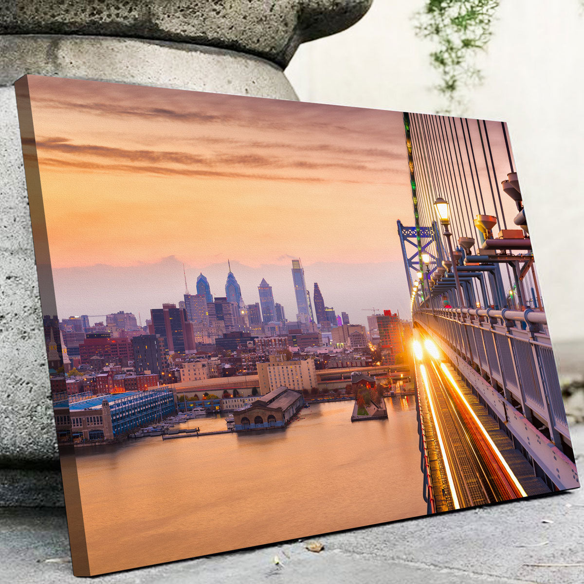 Exquisite Philadelphia Wall Art - Handmade with Sustainable Pine Wood