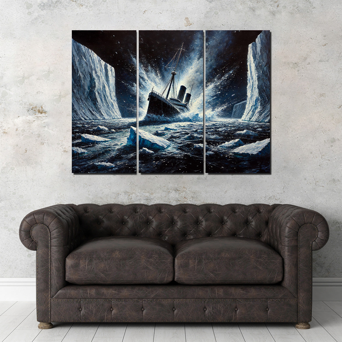 Exquisite Ship Iceberg Canvas Prints
