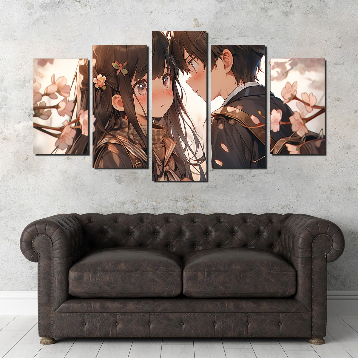 Stunning Anime Couple Wall Art