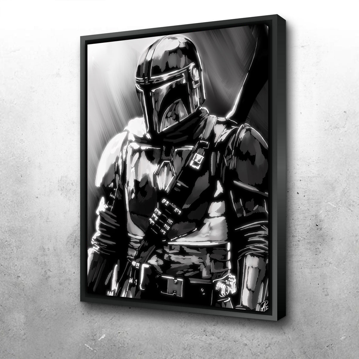 Hunter In Light Stunning Wall Art - Museum Quality Canvas