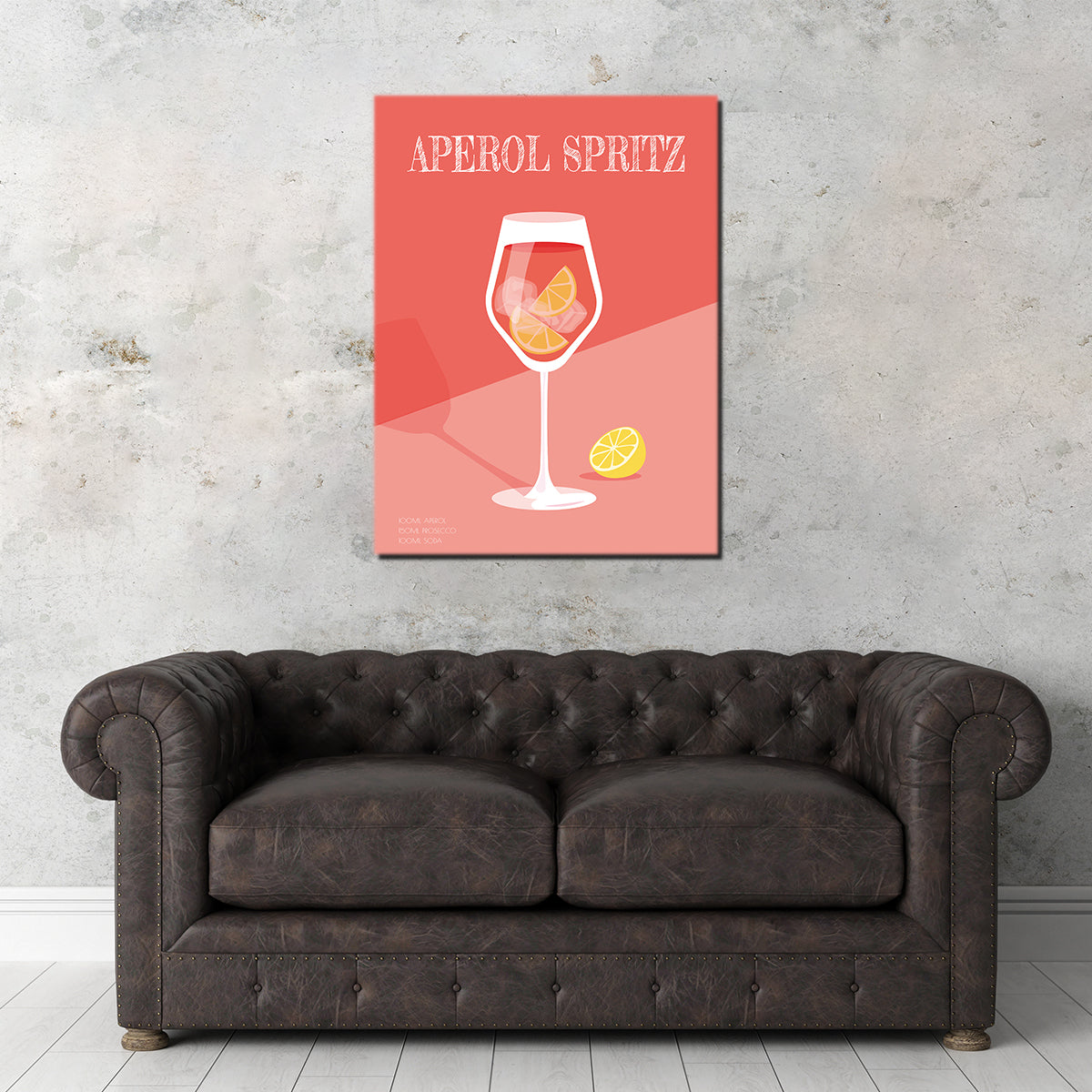 Aperol Sprint Wall Art: Stunning Canvas Prints by Groovy Vibe Studio