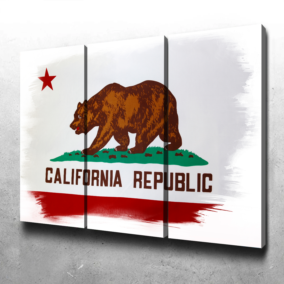 Stunning California State Flag Wall Art for Your Home Decor