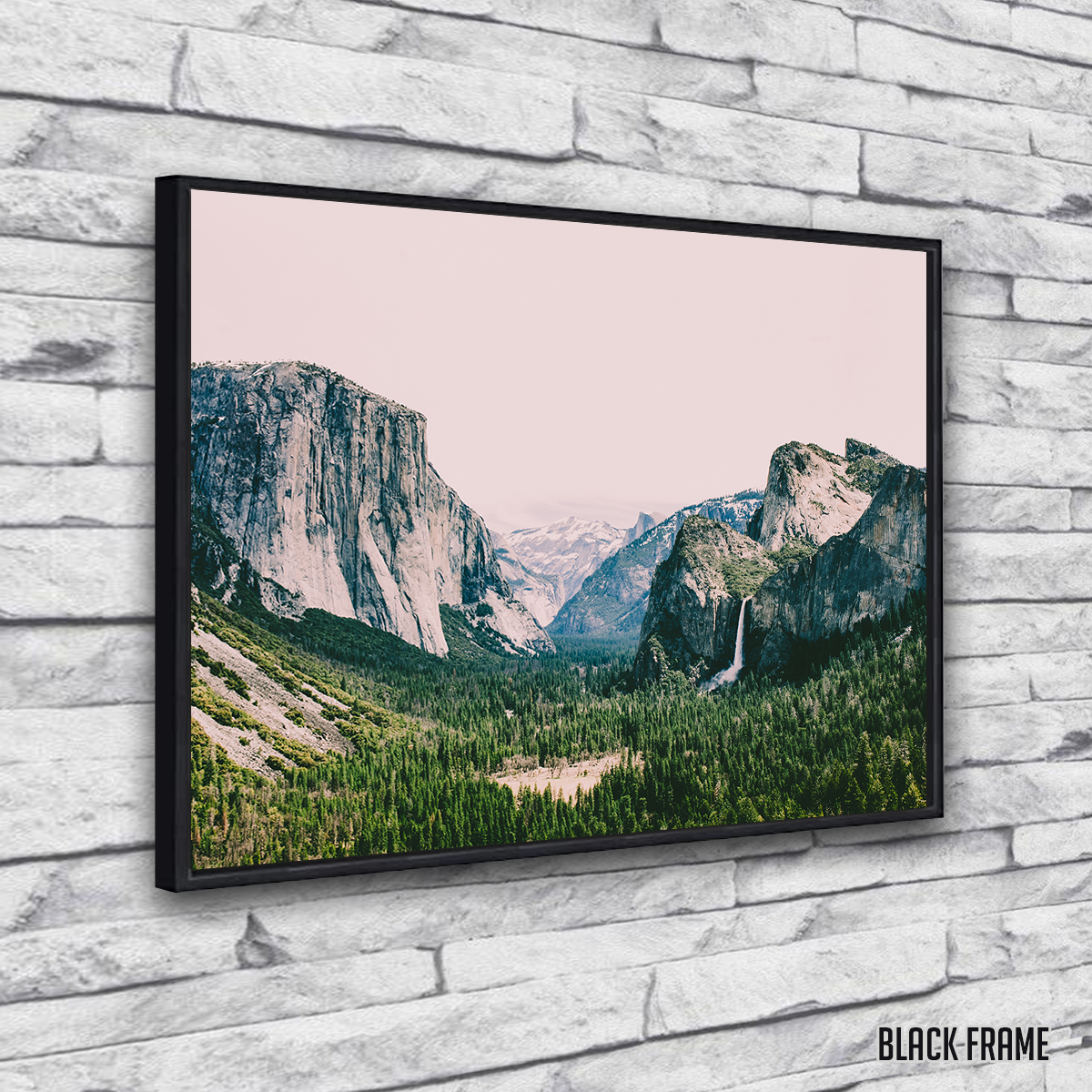 Stunning Pink Yosemite Wall Art by Kyle Sherry