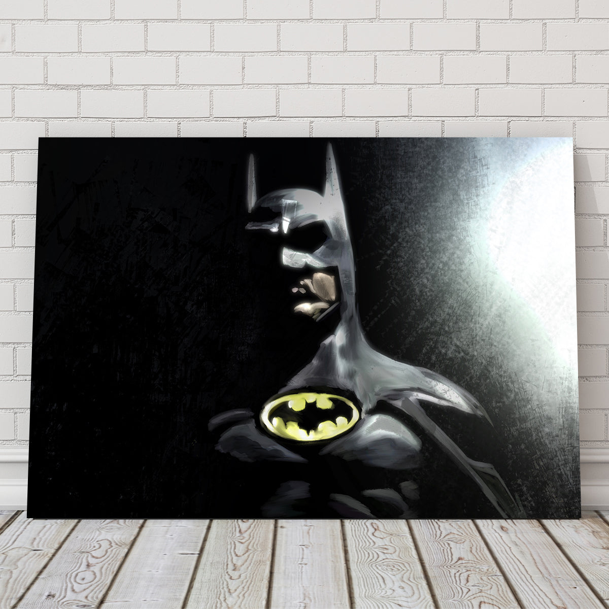 Stunning Batman In The Light Wall Art by Andy Brackpool