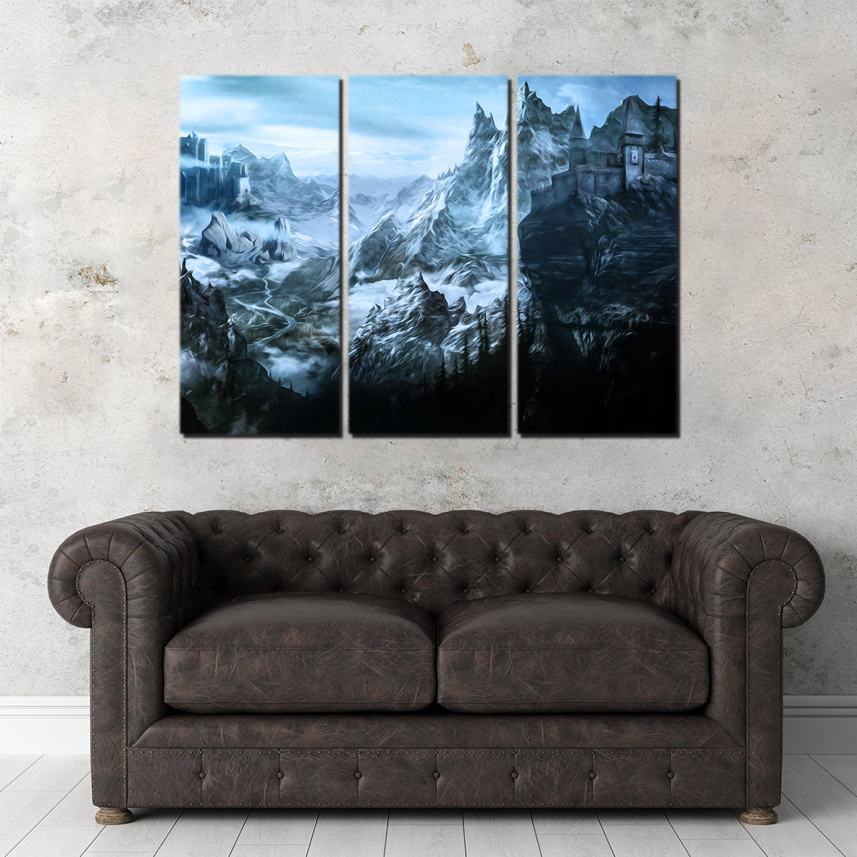 Stunning Castle Ridge Wall Art by George Sorin