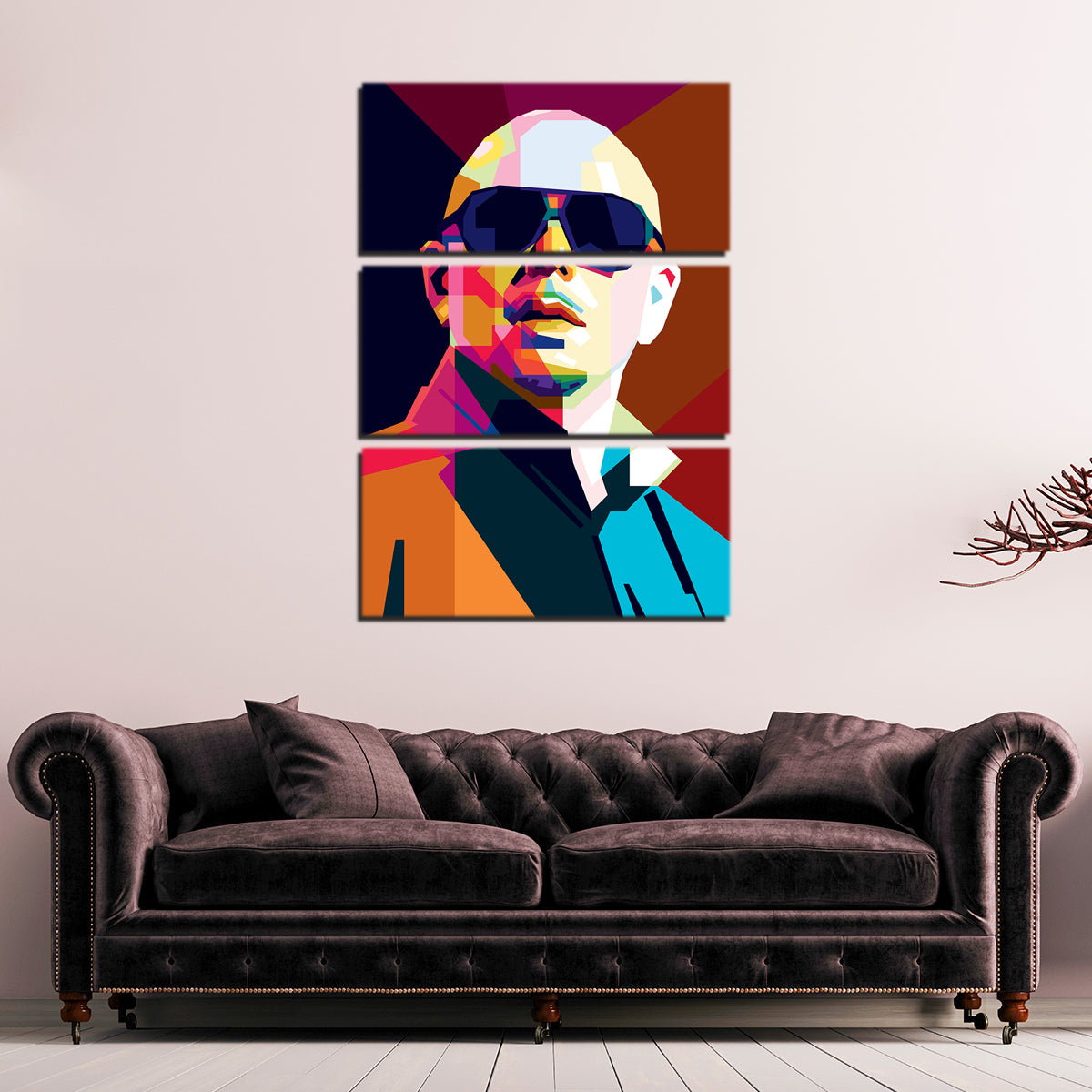 Stunning Pitbull Wall Art by Ralph & Laura Design