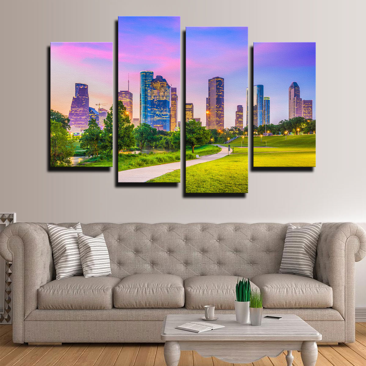 Stunning Houston Cityscape Wall Art for Home Decor