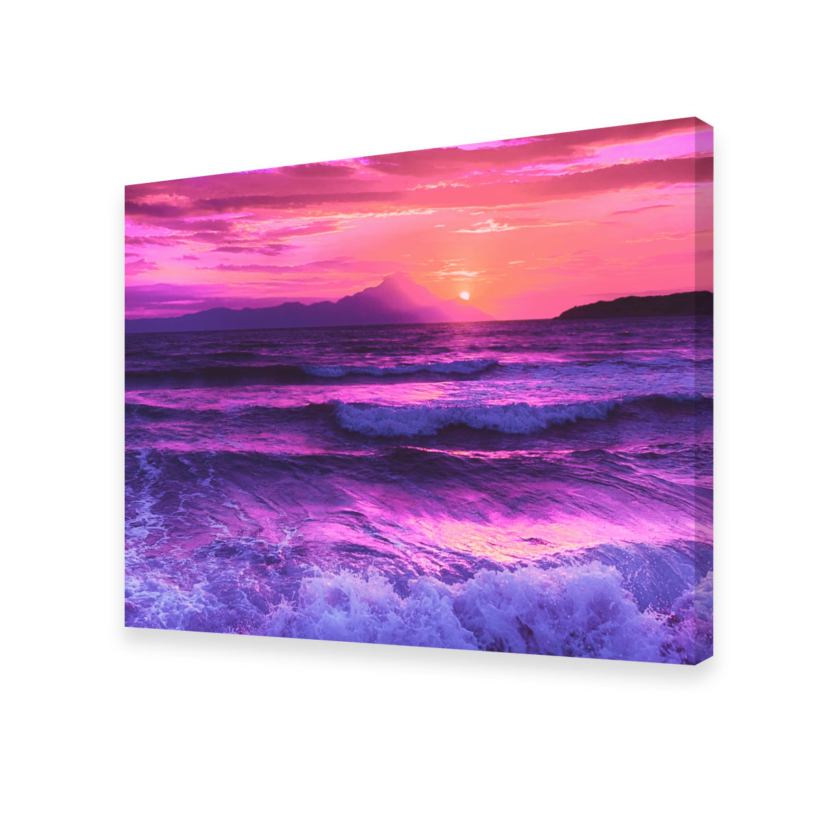 Stunning Oceanview at Sunset Wall Art by Dina Rolle