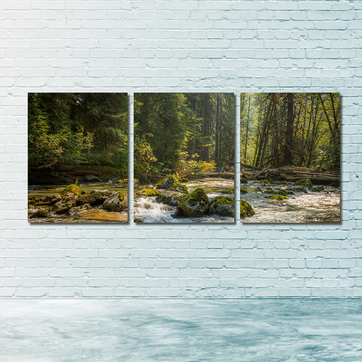Stunning Cascade River Wall Art by Kyle Sherry