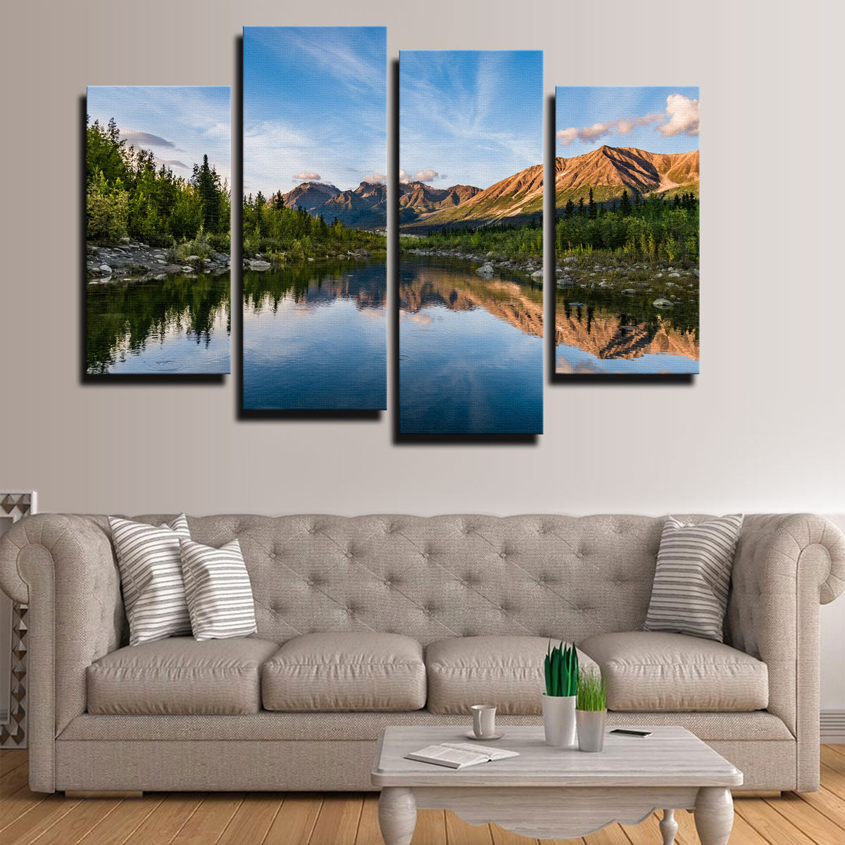 Breathtaking Alaskan Reflections Wall Art by Lucas Moore