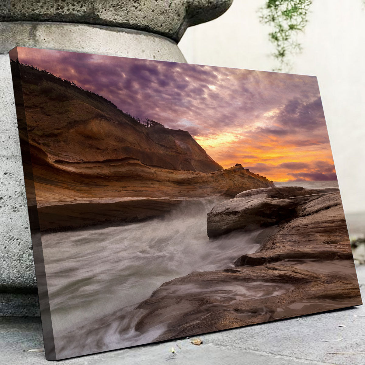 Stunning Cape Kiwanda Wall Art - Handmade Museum-Quality Canvas Print