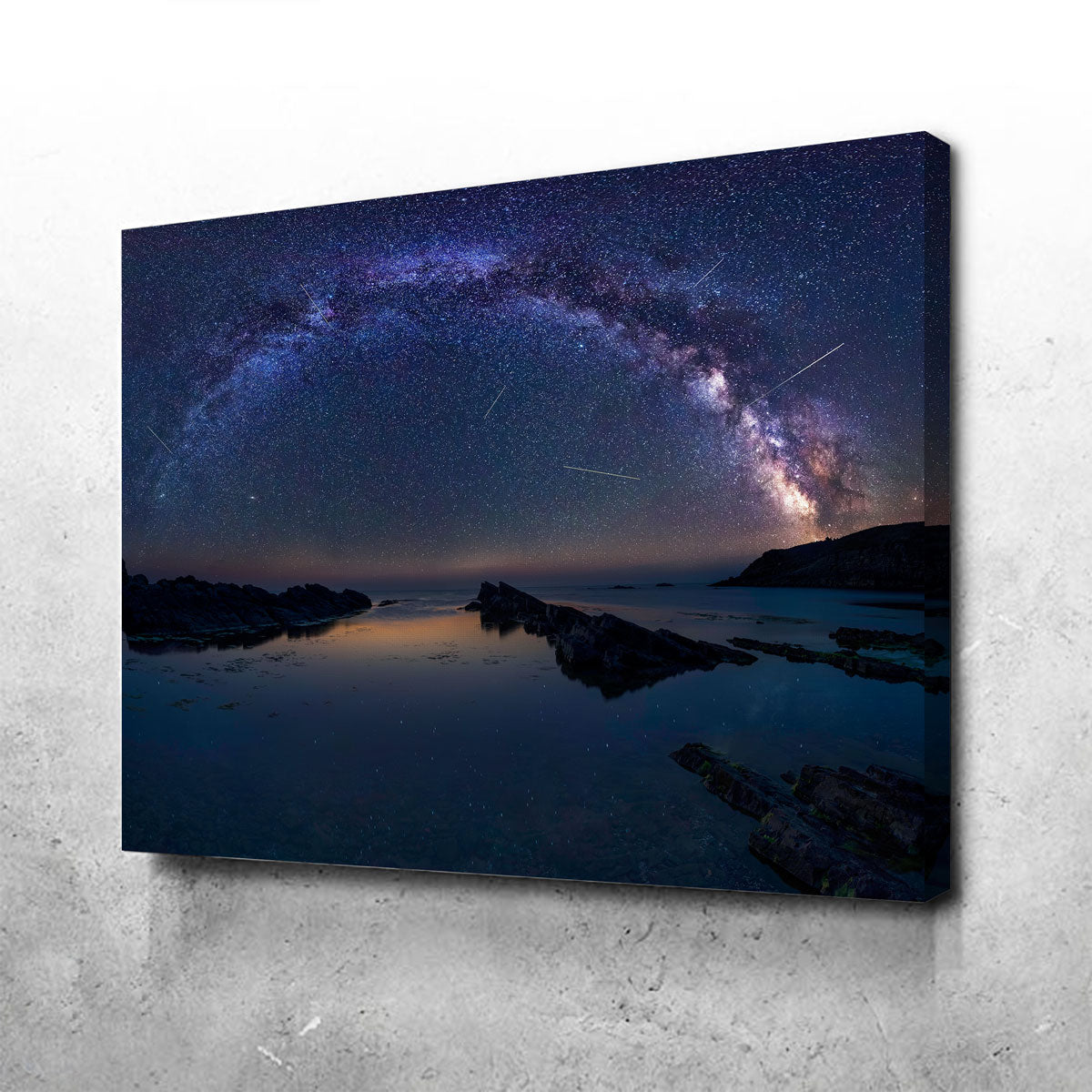 Stunning Arched Galaxy Wall Art for Enchanting Spaces