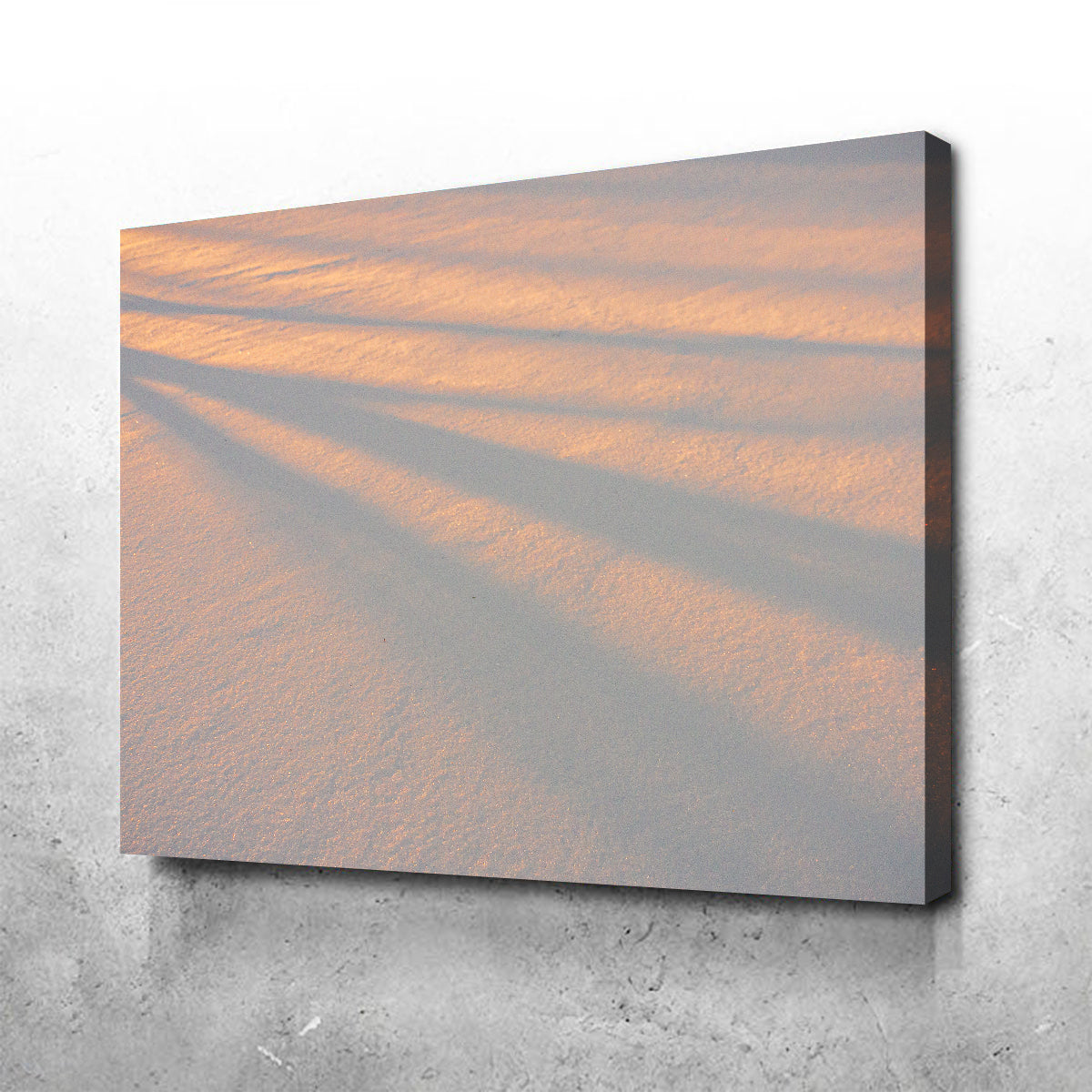 Enchanting Shadows in the Snow Wall Art by Mike Cotton