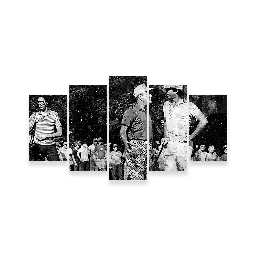 Al & Ty Caddyshack Stunning Grayscale Wall Art for Decor Enthusiasts