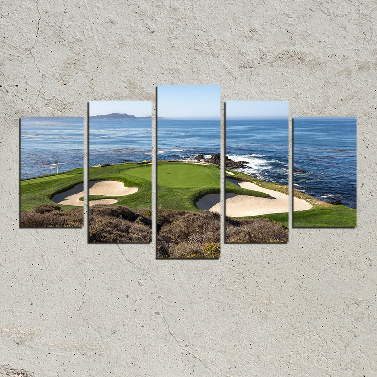 Stunning Pebble Beach Canvas Wall Art for Home Decor