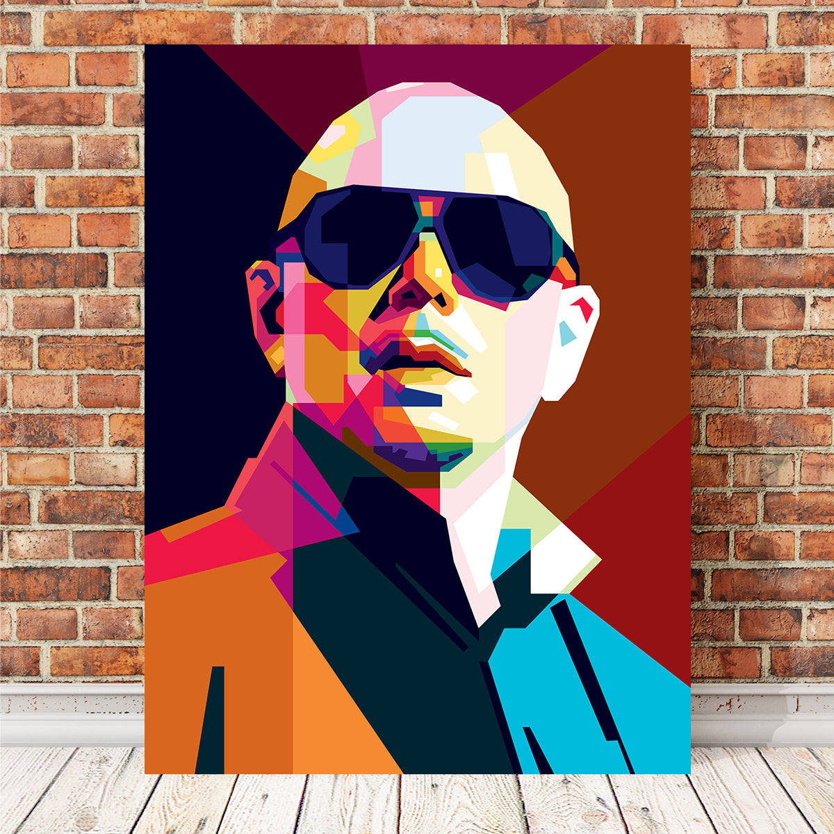 Stunning Pitbull Wall Art by Ralph & Laura Design
