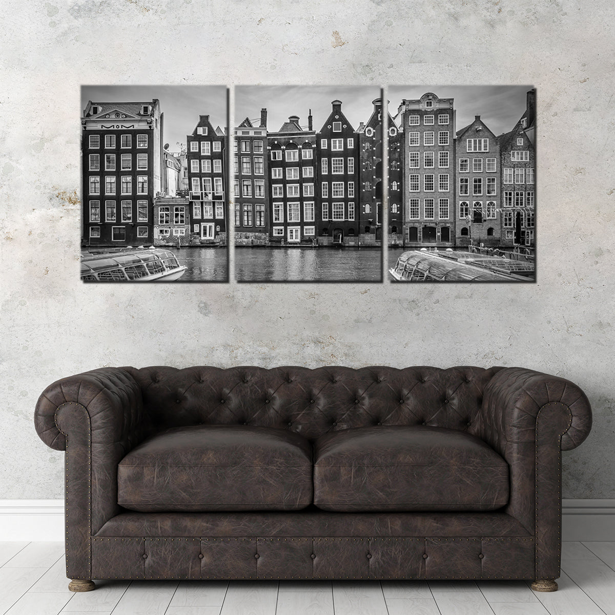Stunning Amsterdam Damrak Wall Art by Melanie Viola