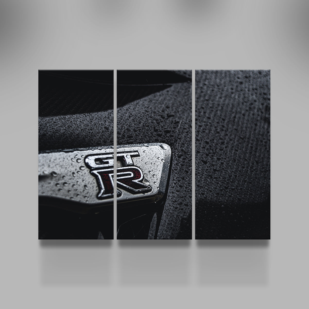 Stunning Nissan GTR Rain Drops Wall Art for Your Home Decor