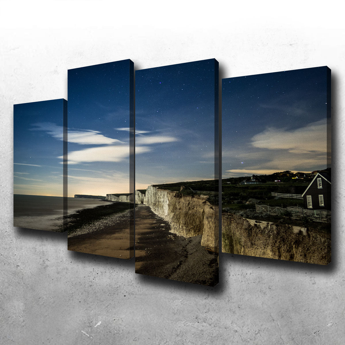 Stunning Chalk Cliffs at Birling Gap Wall Art by Mike Cotton