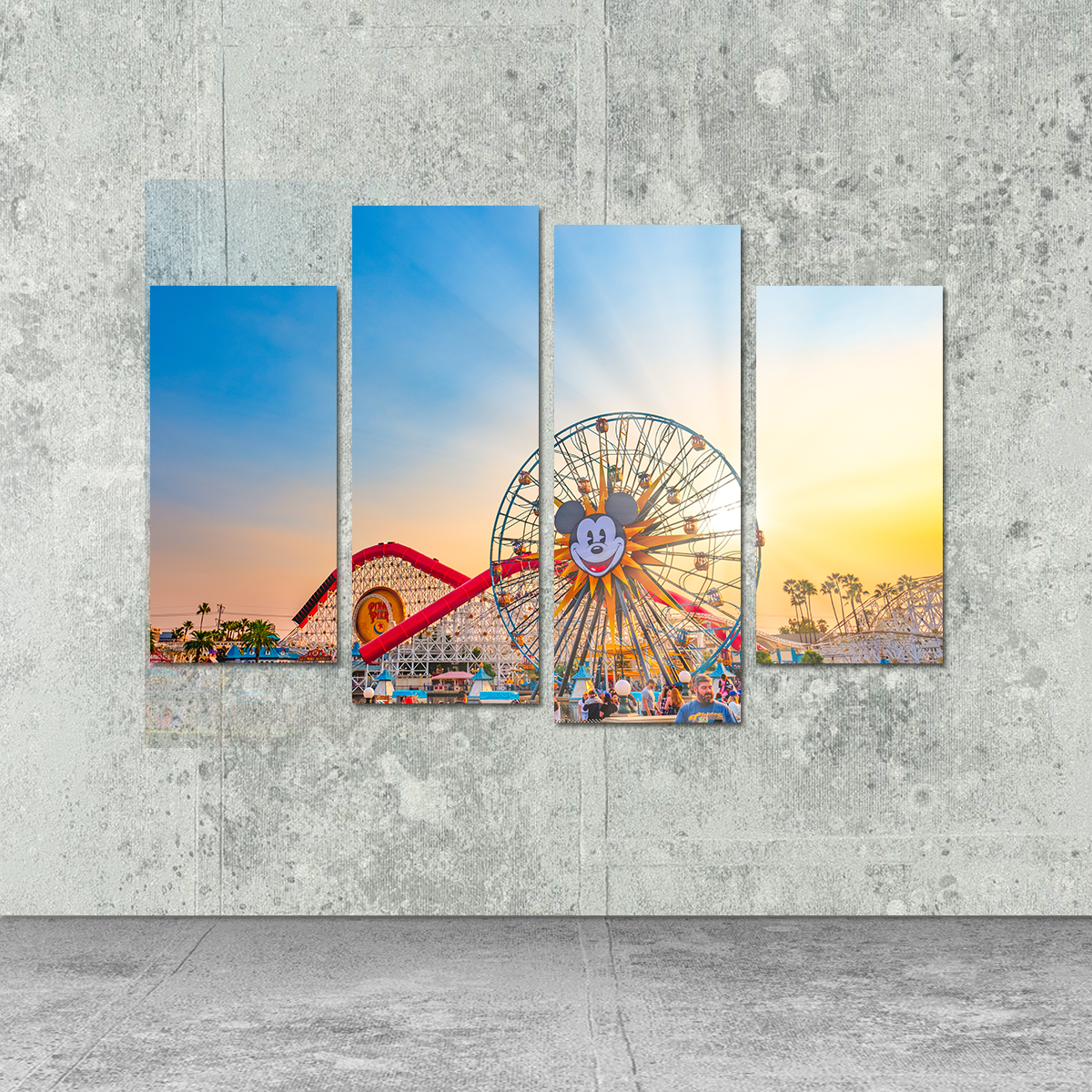 Stunning California Adventure Sunset Wall Art for Your Home Decor
