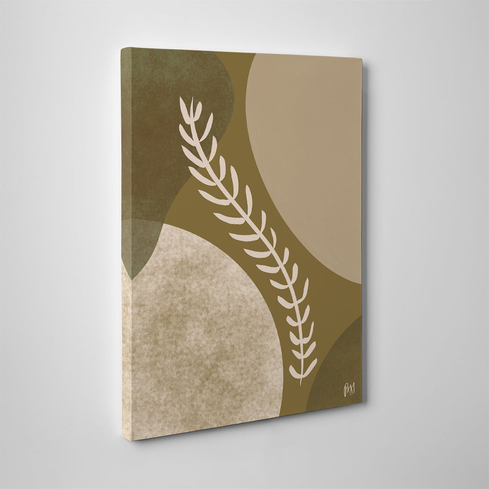 Back to Earth Wall Art - Sustainable Pine Wood Framed Canvas by Birch & Ink Sisters
