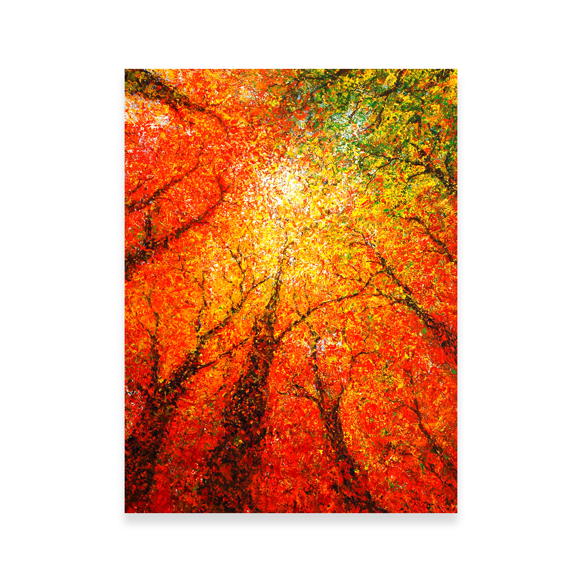 Autumn Glimmer Enchanting Wall Art by Gerry Segismundo