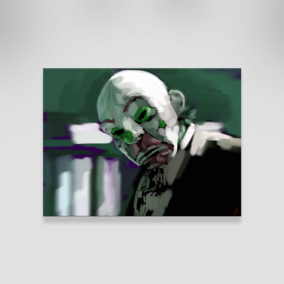 Stunning Bank Robber Clown Wall Art by Andy Brackpool