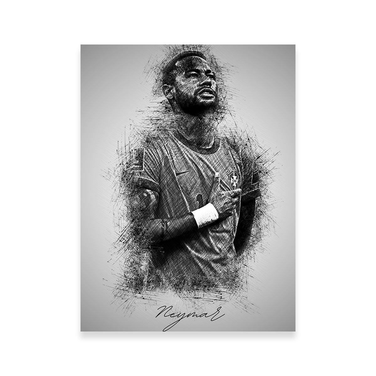 Exclusive Neymar 2 Wall Art for Soccer Fans
