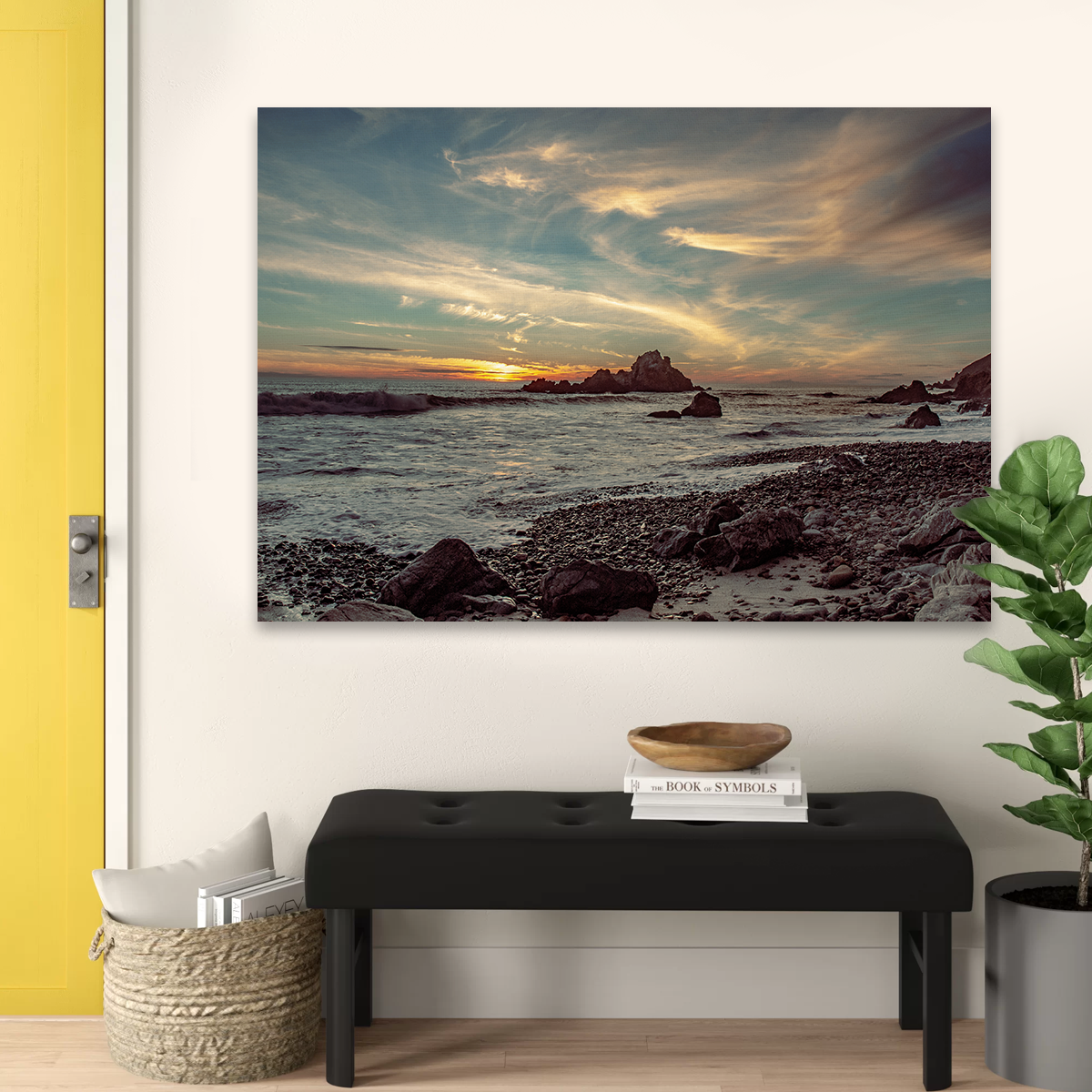 Stunning Pfieffer Beach Sunset Wall Art by Kyle Sherry