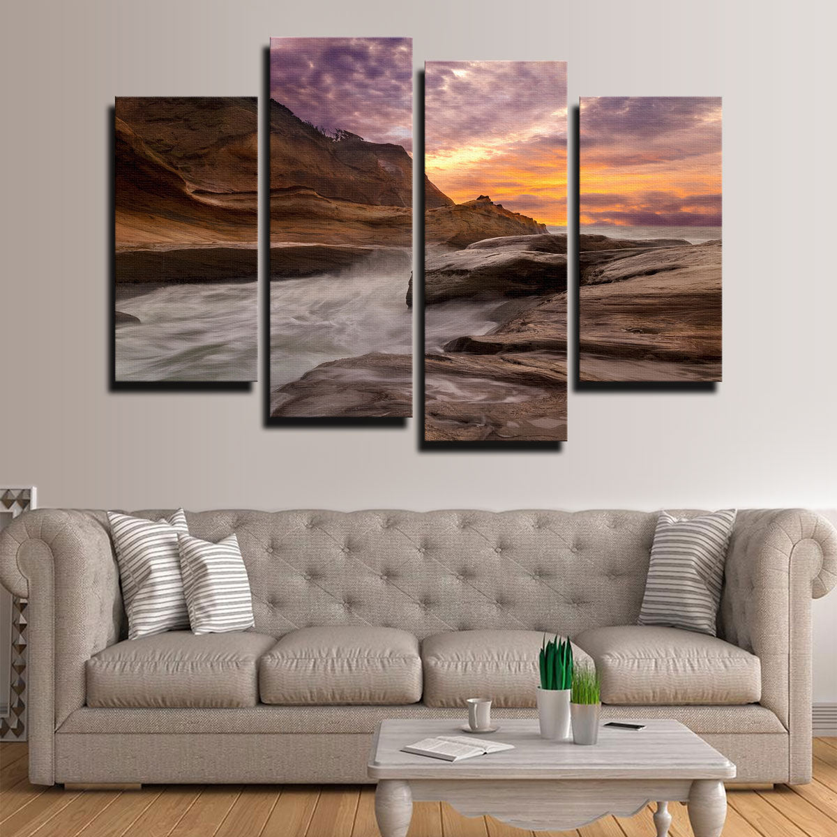 Stunning Cape Kiwanda Wall Art - Handmade Museum-Quality Canvas Print