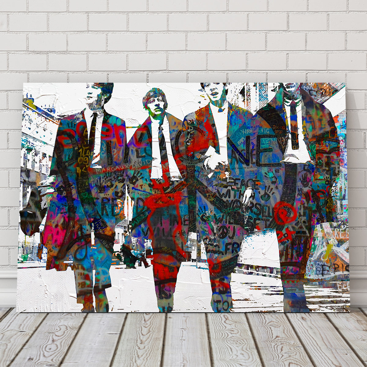 Stunning Beatles Imagine Peace Wall Art by Stephen Chambers