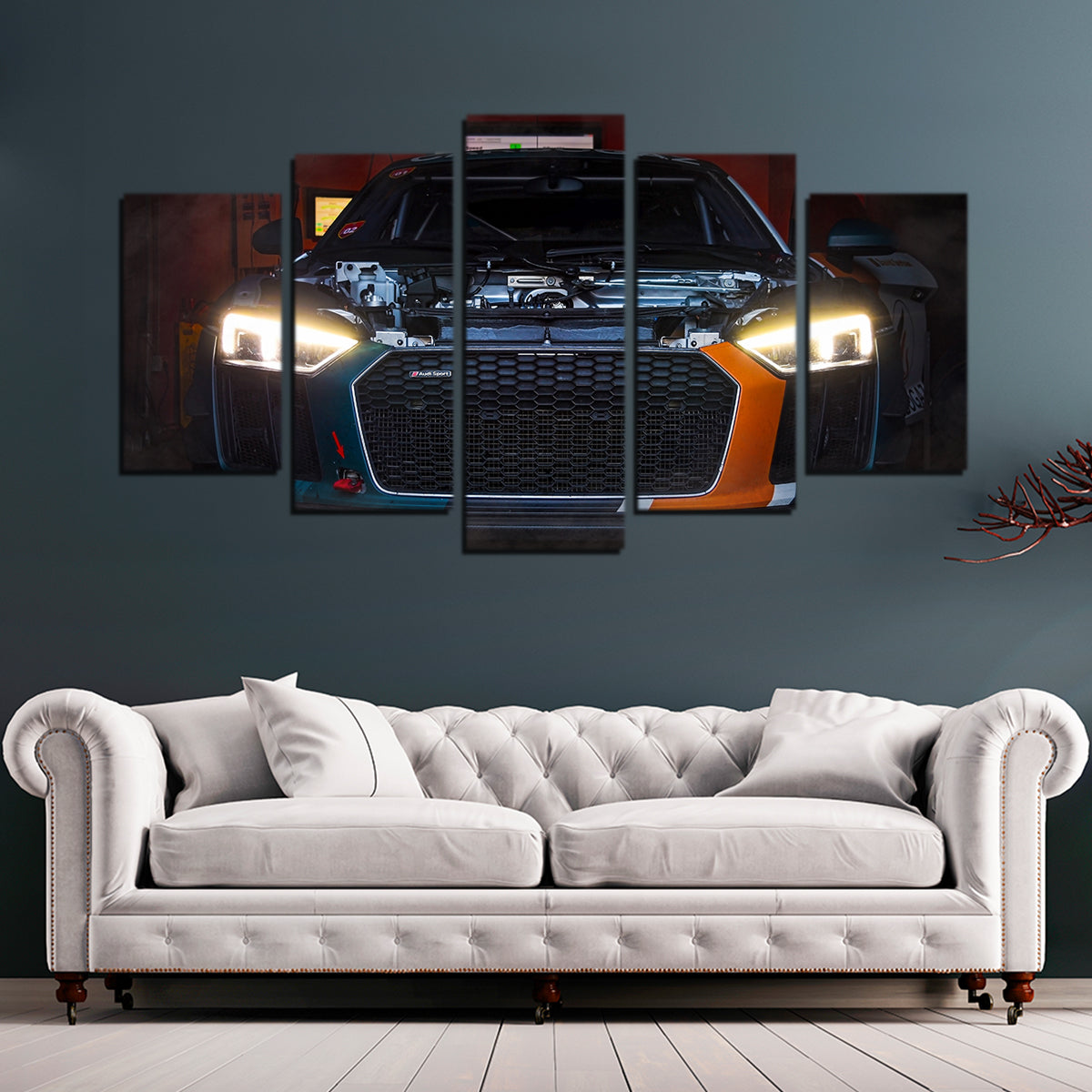 High - Quality Audi R8 Racing Wall Art by George Sorin
