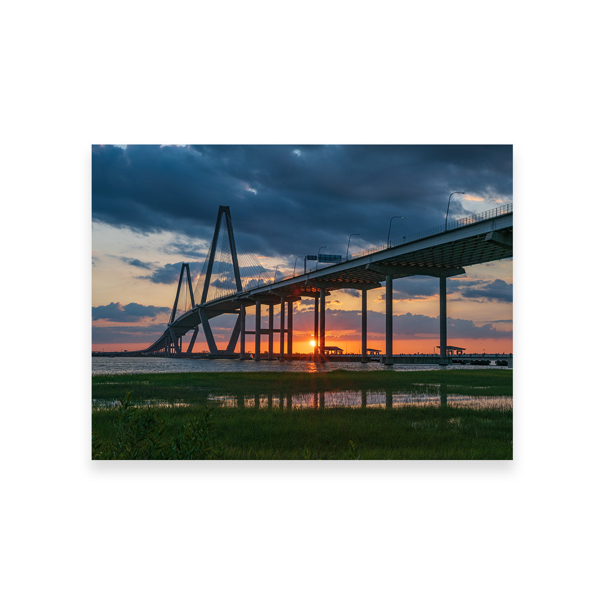 Stunning Arthur Ravenel Jr. Bridge Wall Art by Barry Pack