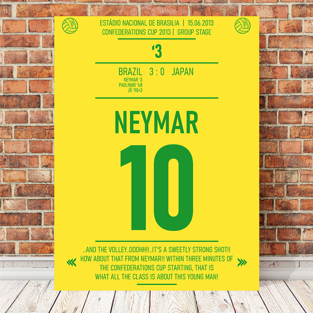 Neymar Art Print by George Sorin - High - Quality Museum Canvas