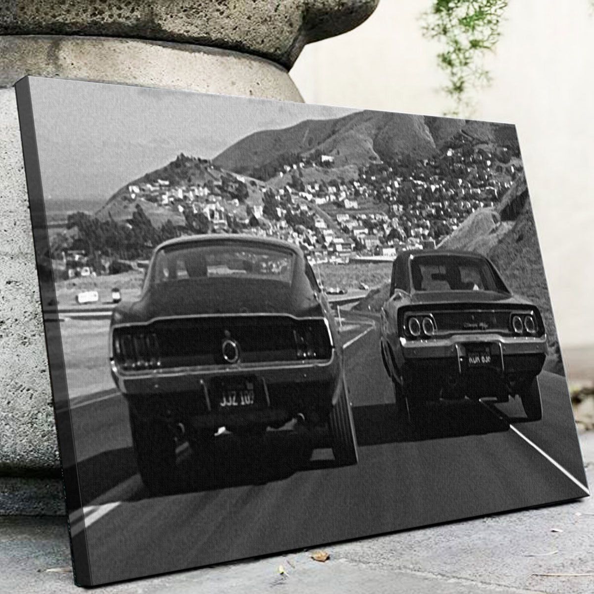 Stunning Car Chase Bullitt Wall Art for Your Home Decor