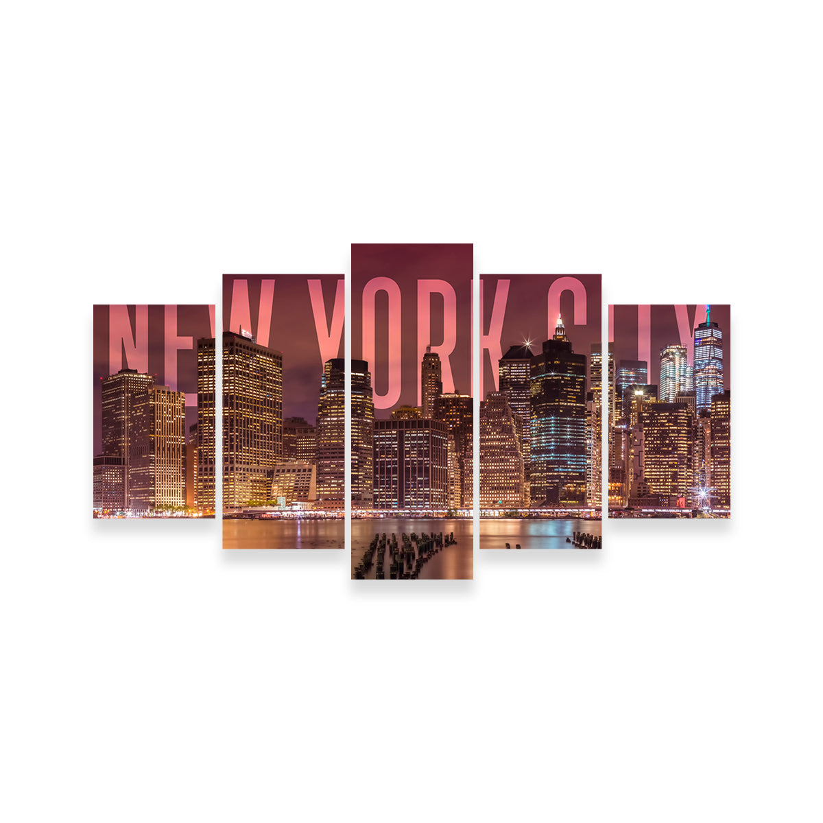 Stunning New York City Skyline Panorama Wall Art for Your Home Decor