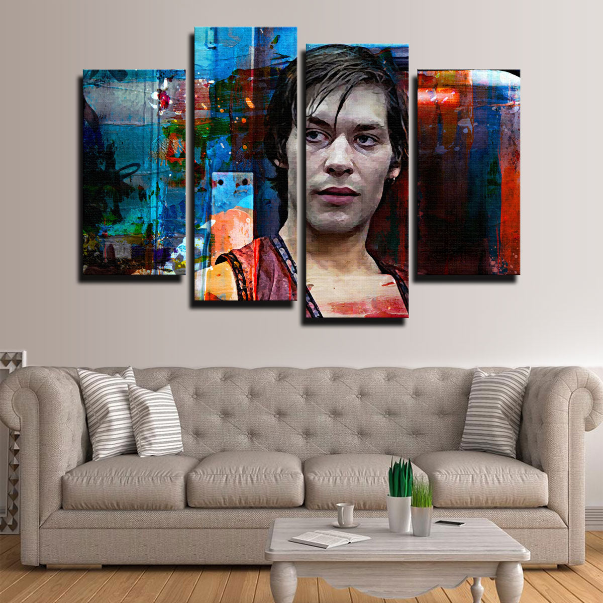Stunning Ajax Wall Art - Handmade with Sustainable Pine