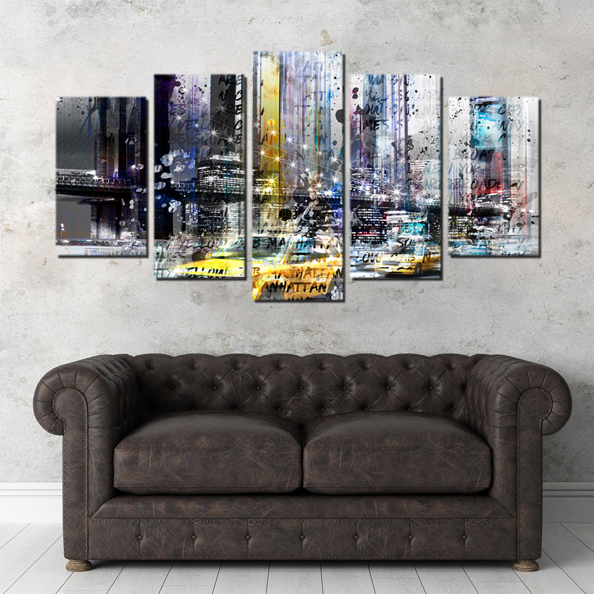 Stunning NYC Collage Wall Art by Melanie Viola