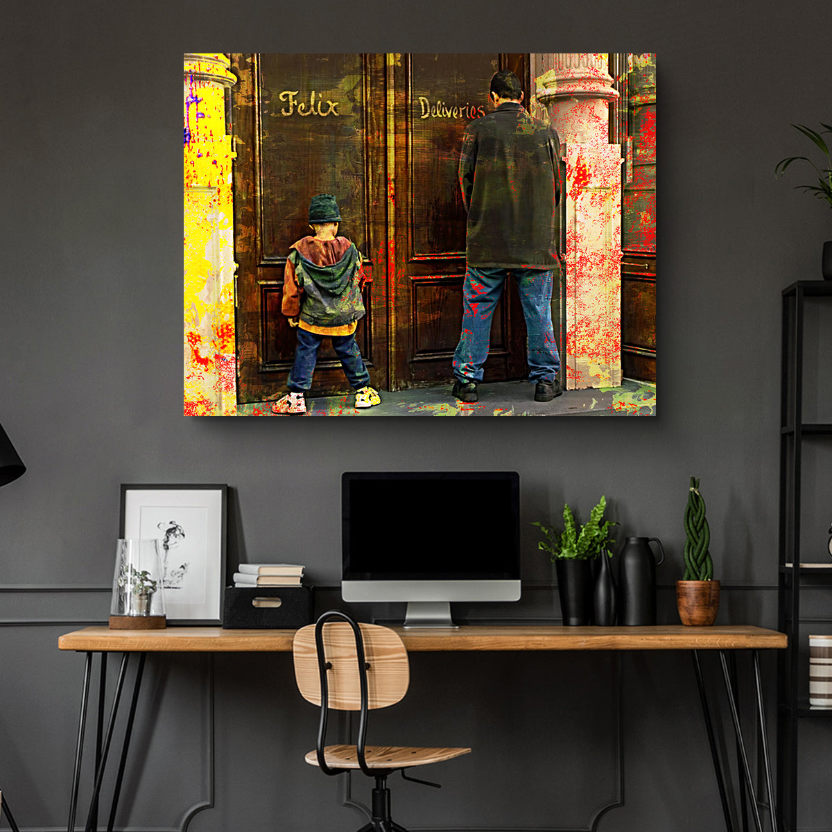 Big Daddy - Premium Kiln - Dried Pine Wood Framed Canvas Prints