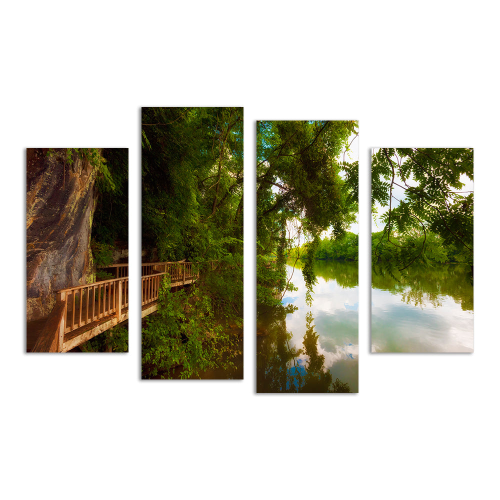 Stunning Ijam Nature Park Boardwalk Wall Art for Home Decor