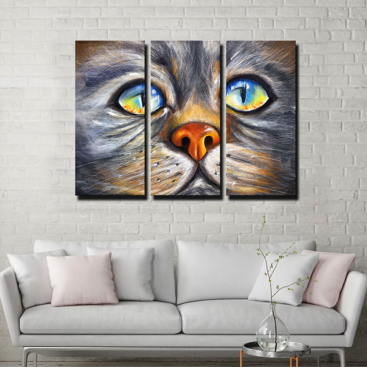 Stunning Cat Eyes Wall Art for Your Home Decor