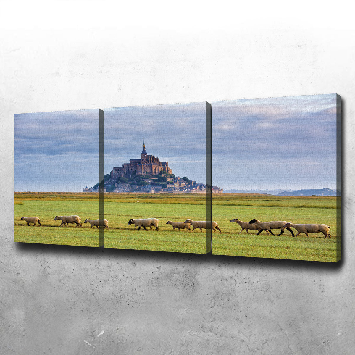 Exquisite Mont Saint Michel Abbey Wall Art for Stunning Home Decor