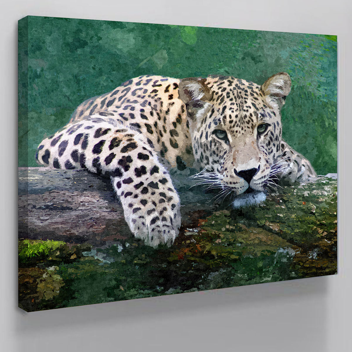 Exquisite Snow Leopard Wall Art by Denise Dundon
